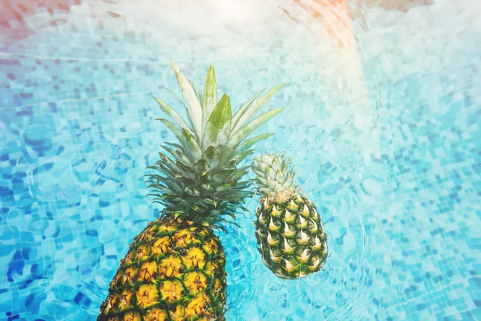 PiÃ±a, Piscina, Fresco, El Agua, Azul, Ocio