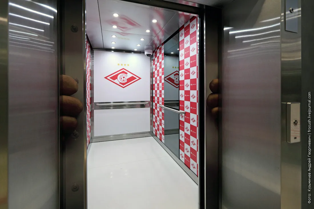 lift Moscow Spartak Stadium Otkritie Arena