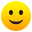 slightly smiling face