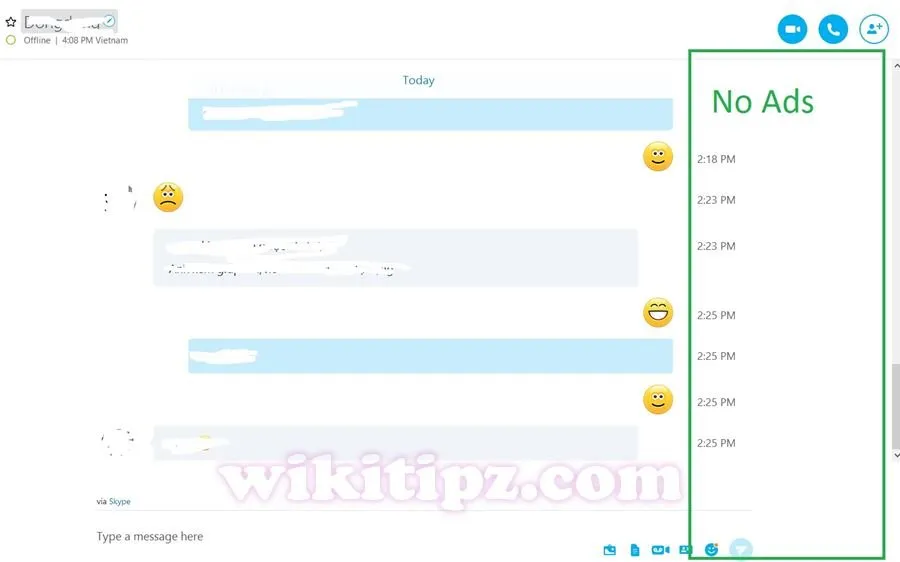 Sau khi đã loại bỏ hoàn toàn quảng cáo trên Skype