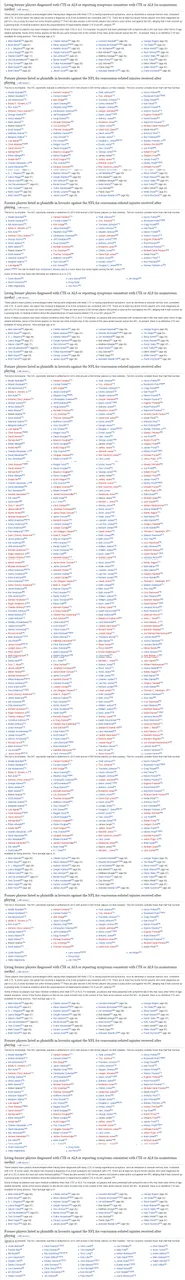 List of NFL players with chronic traumatic encephalopathy - Wikipedia.png