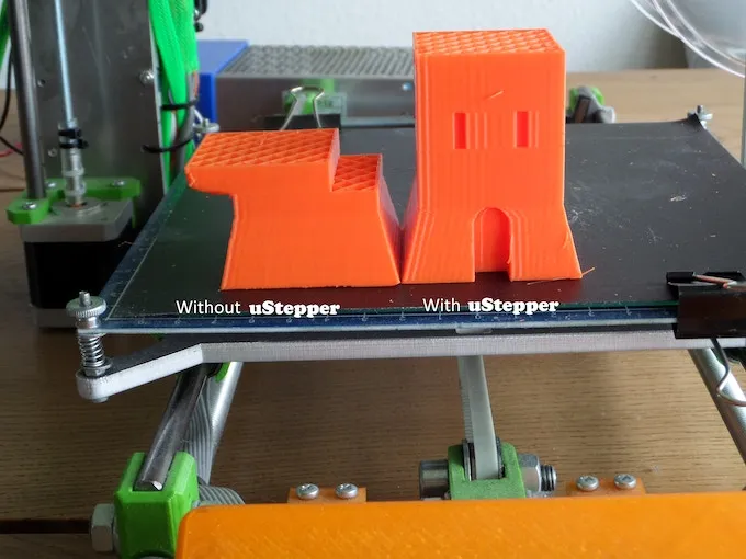 uStepper removes layer shifting in 3D prints