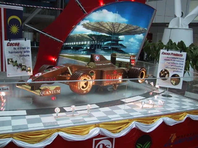 malaysia - chocolate f1 car