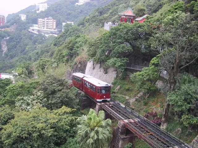 hong kong- peak tram