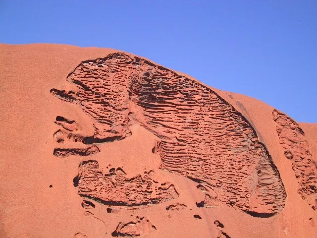 australia - ayers rock at close range