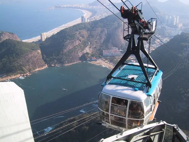 rio de janeiro - cable car to sugar loaf mountain