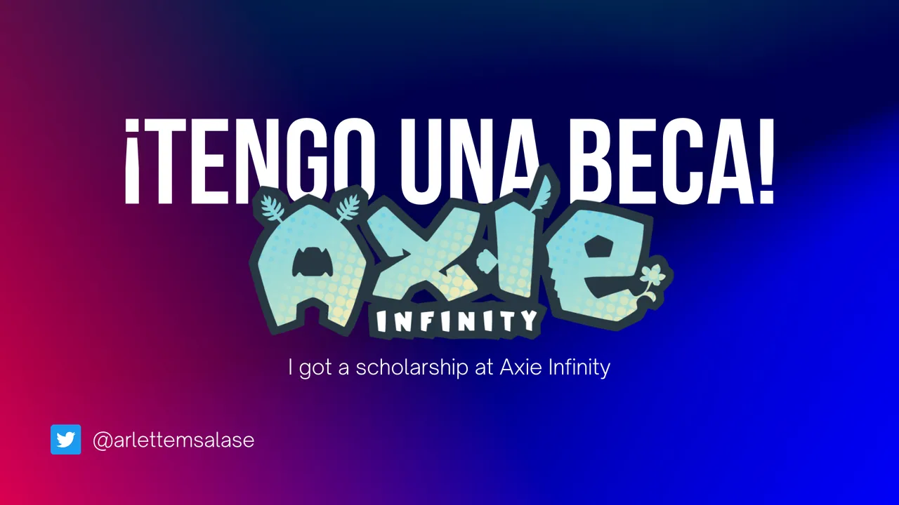 Me becaron en Axie Infinity.png