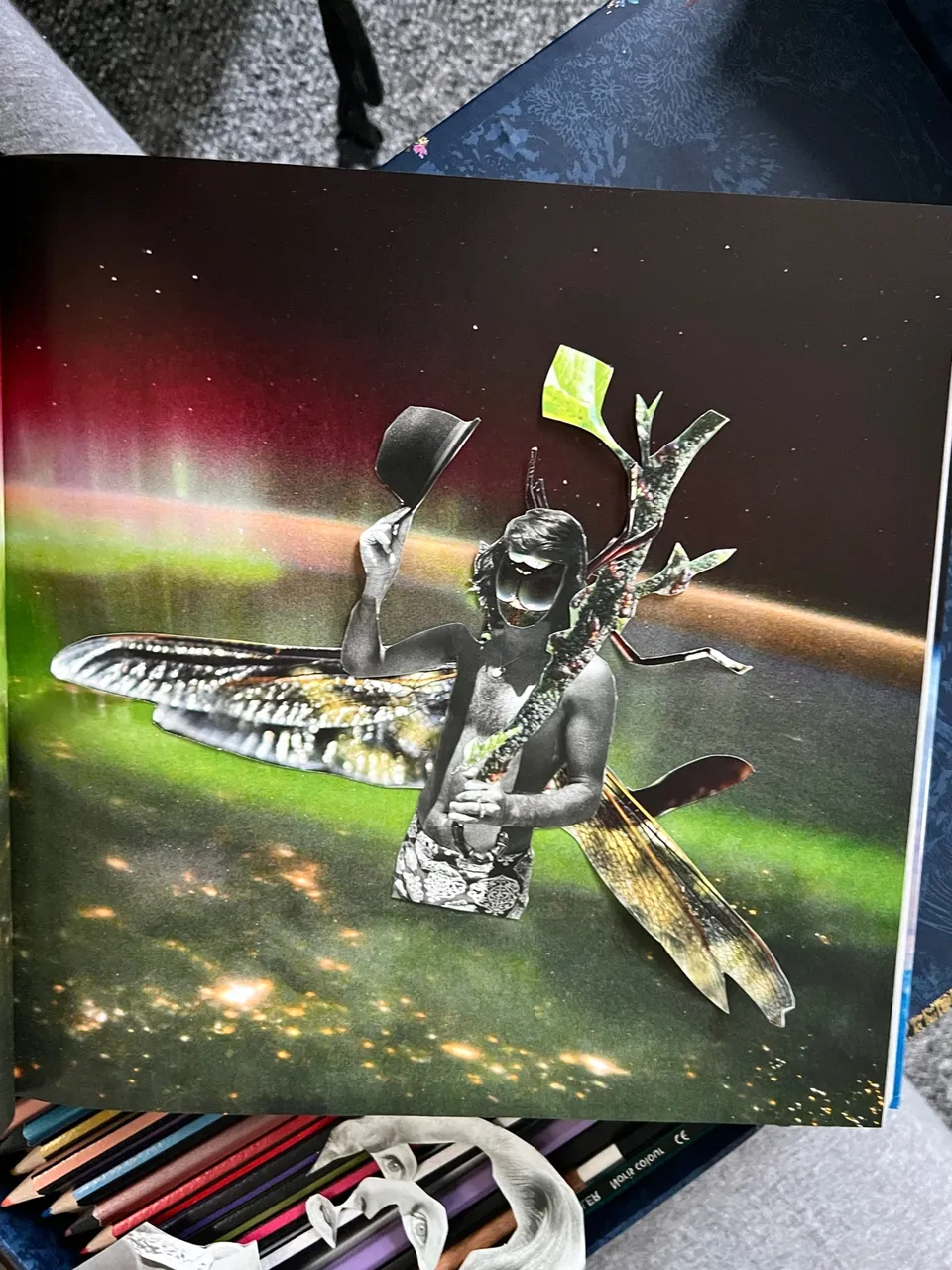 Experimental being exploring outer realms, November 2023, UK