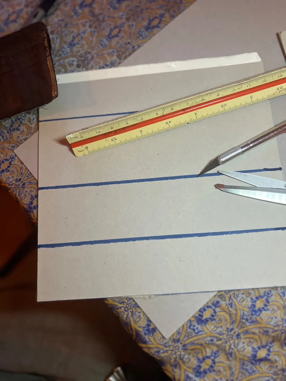 Cutting the pattern