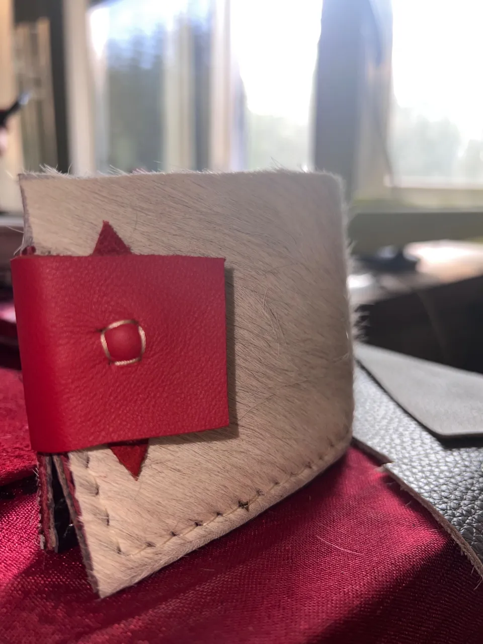 The other Half of the front side of the Wallet, Now being functional it turns into the back side!