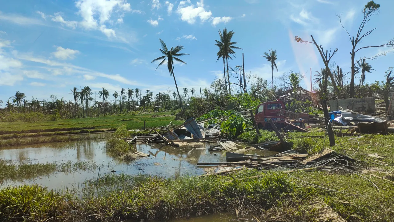 There used to be a house on this area but this was what remained after the Typhoon