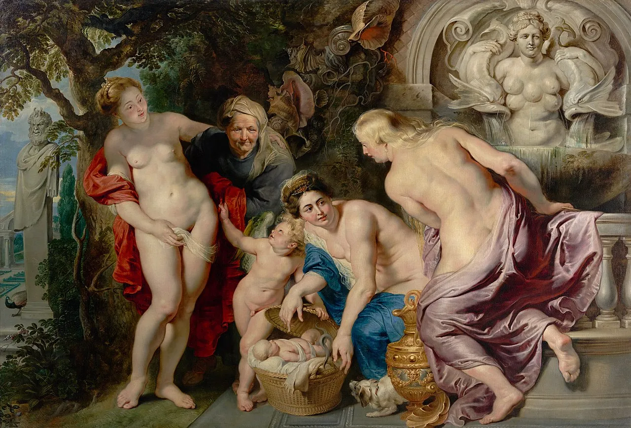 The Discovery of the Child Erichthonius. (1616) - Peter Paul Rubens, Public domain, via Wikimedia Commons.