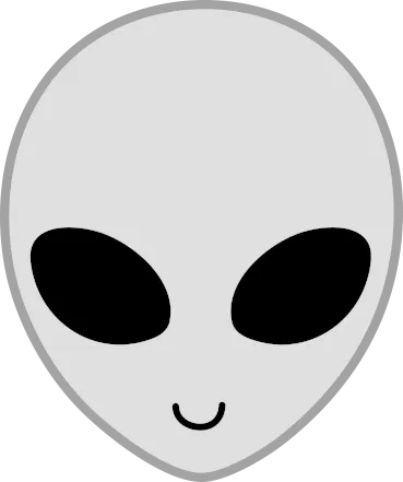 Grey Alien Head