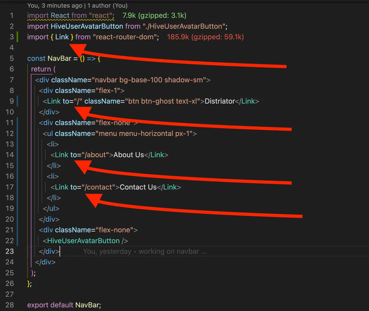 react router link
