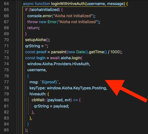 AIOHA HiveAuth Login