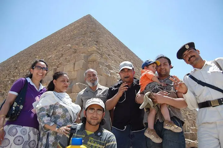 Photo taken by guide from my Nikon D40 at Cairo