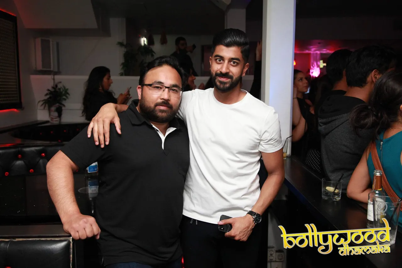 Shahzad Ansari & Amar Kapasi at Bollywood Dhamaka