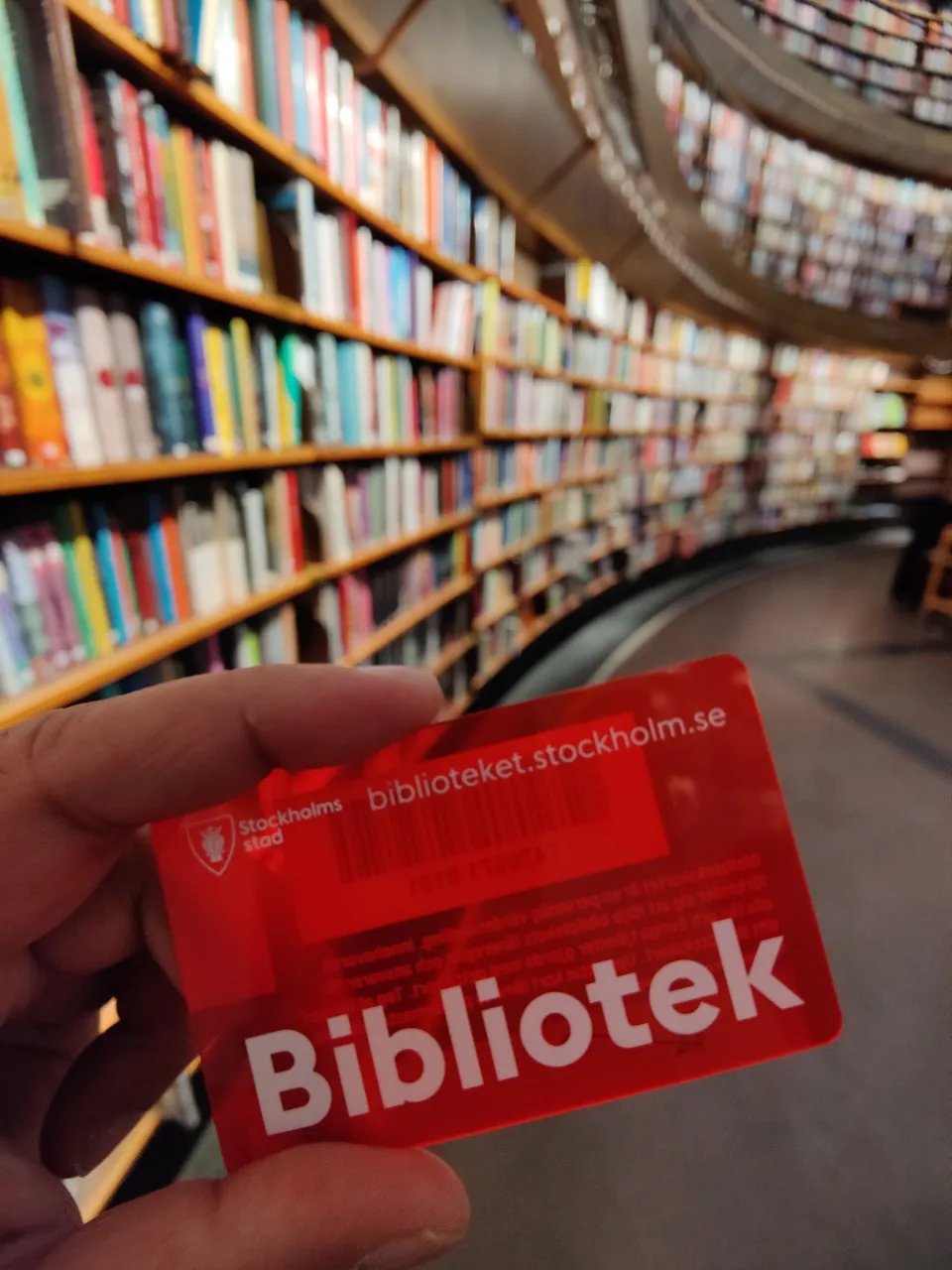 Biblioteket Stockholm (Library Membership Card)