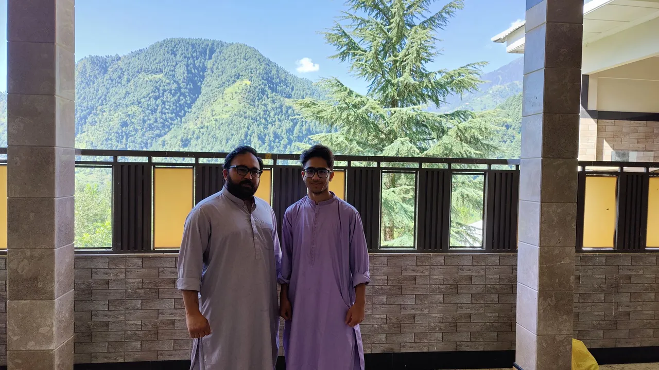 View from Sani Baba House | Me and my son @saif-ul-wahab