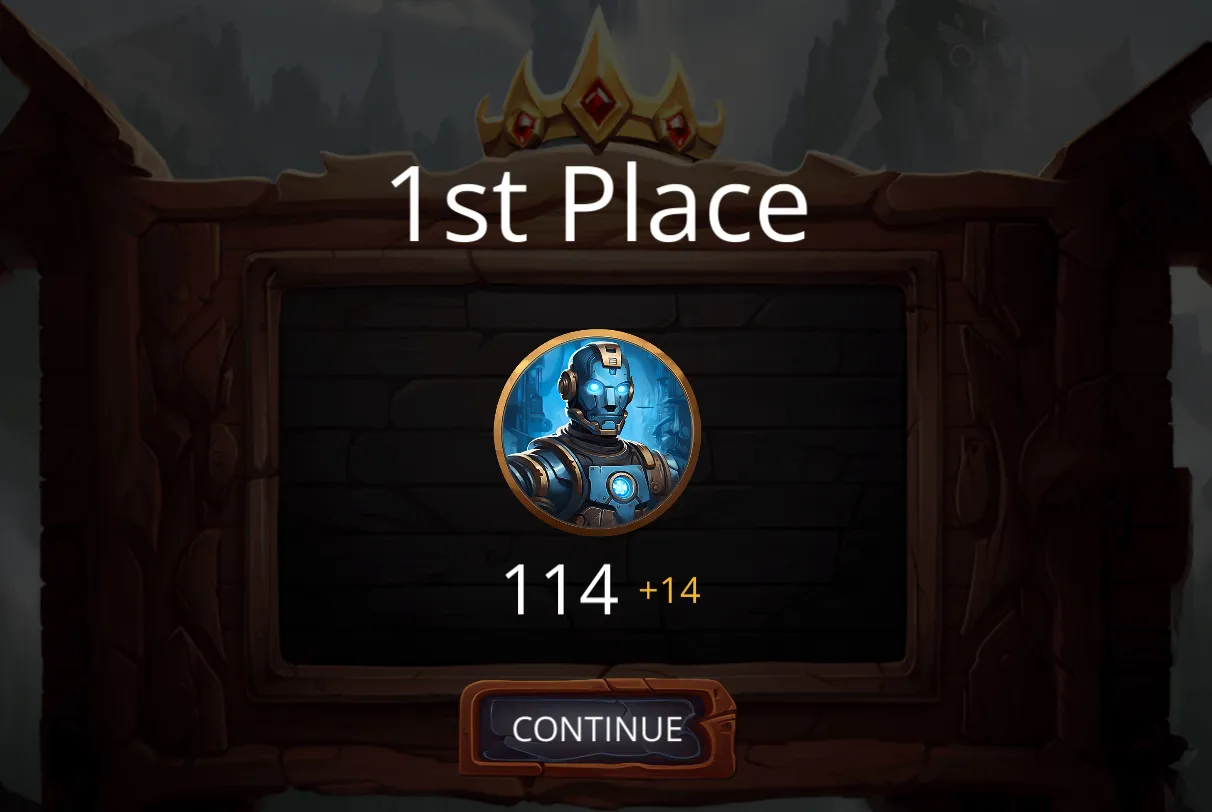 Bob gained +14 rating points