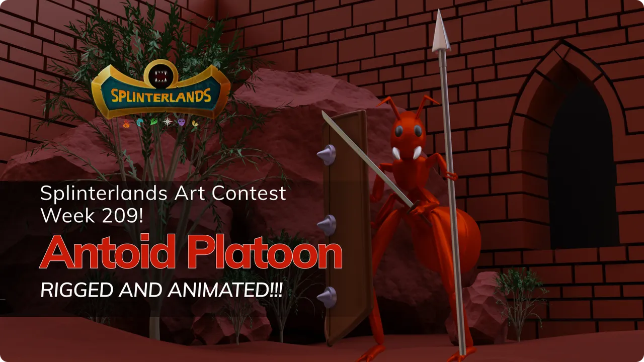 splinterlands arts contest 209 - antoid platoon.png