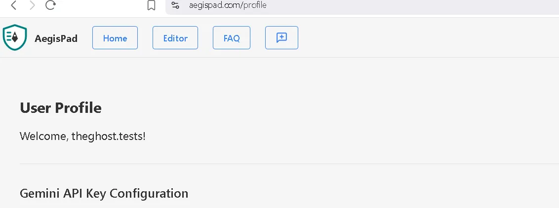 3 - success login - profile - aegisPad.png