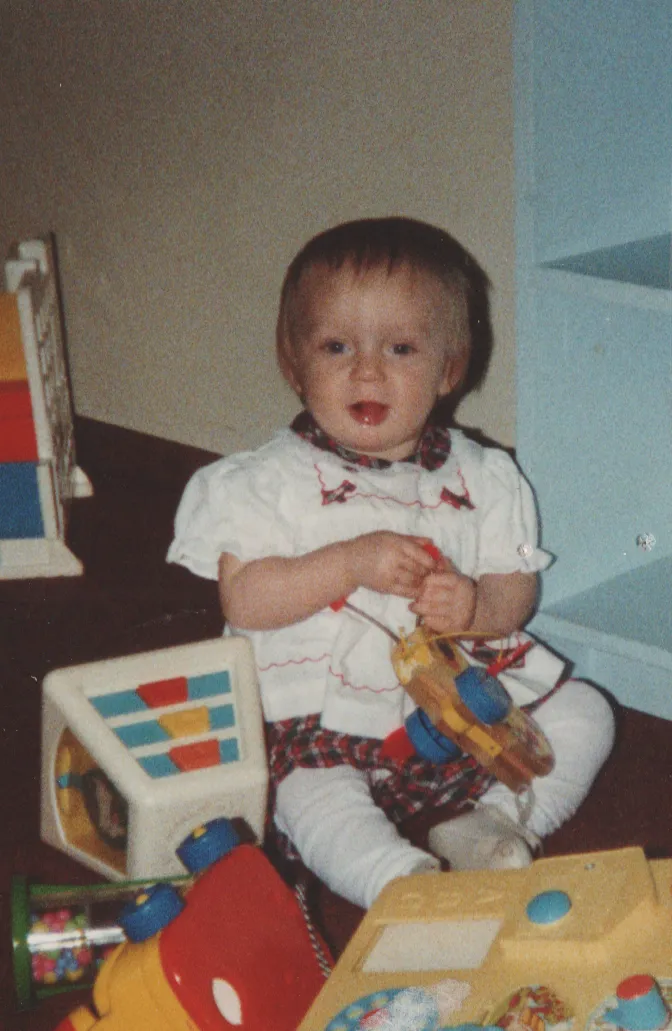 1991-03 - Crystal in the CCBC nursery-2.png