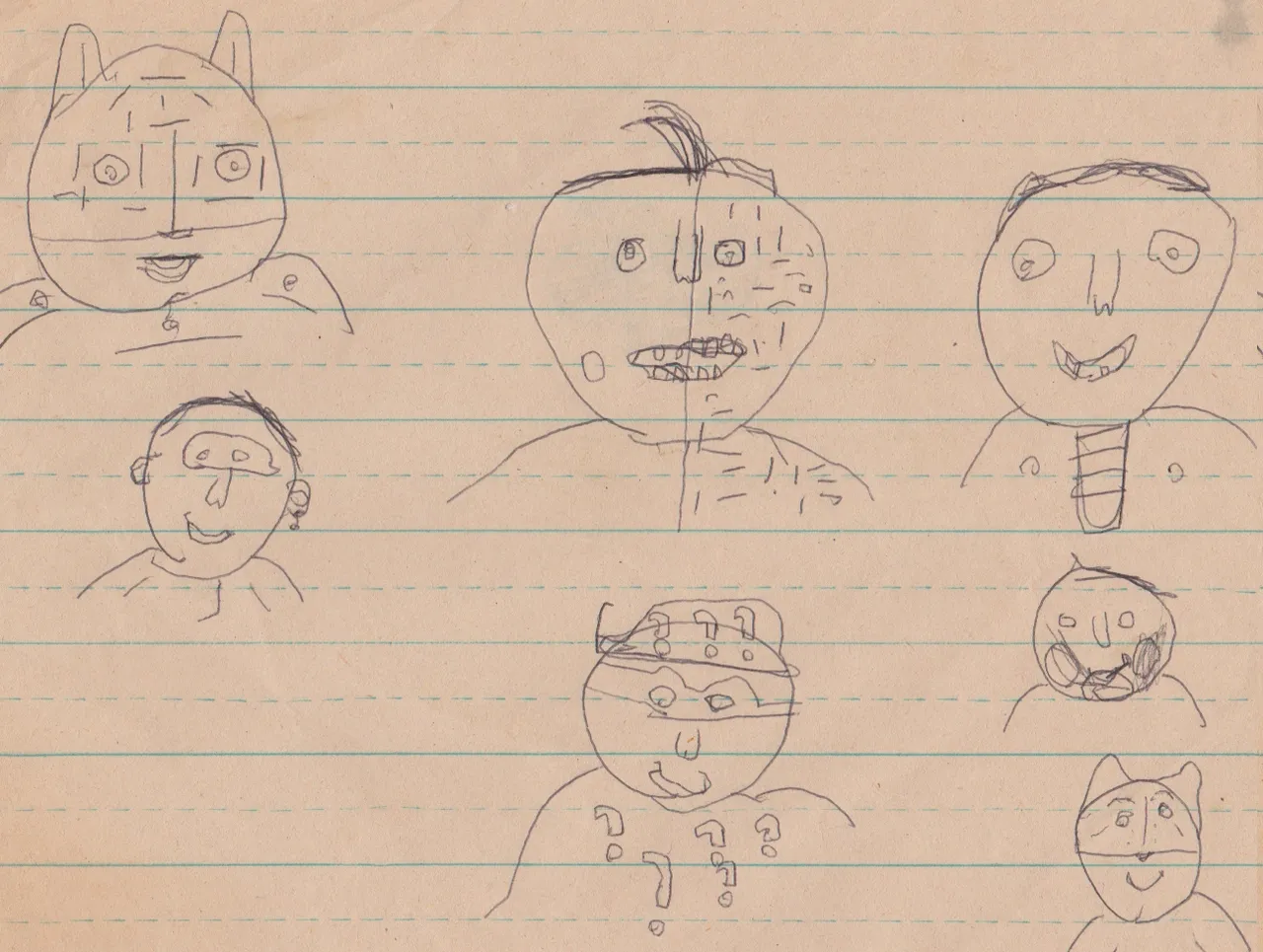 1995-06-16 - Batman Forever - Drawing - not sure when I drew this but probably after watching that movie 9.jpg