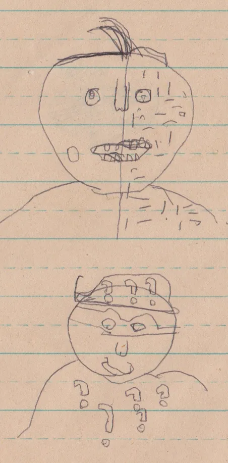 1995-06-16 - Batman Forever - Drawing - not sure when I drew this but probably after watching that movie 7.jpg