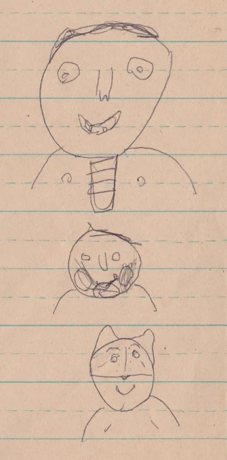 1995-06-16 - Batman Forever - Drawing - not sure when I drew this but probably after watching that movie 6.jpg