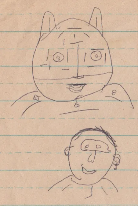 1995-06-16 - Batman Forever - Drawing - not sure when I drew this but probably after watching that movie 8.jpg
