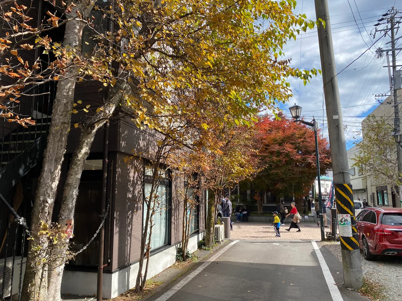 Walking back to the main street