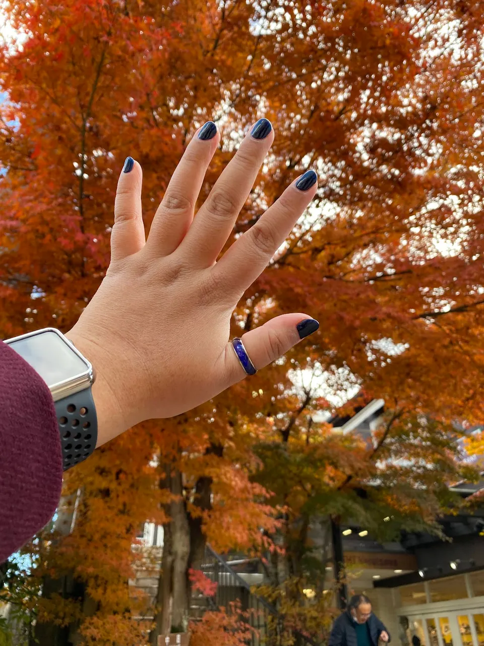 My mood ring in autumn in Karuizawa