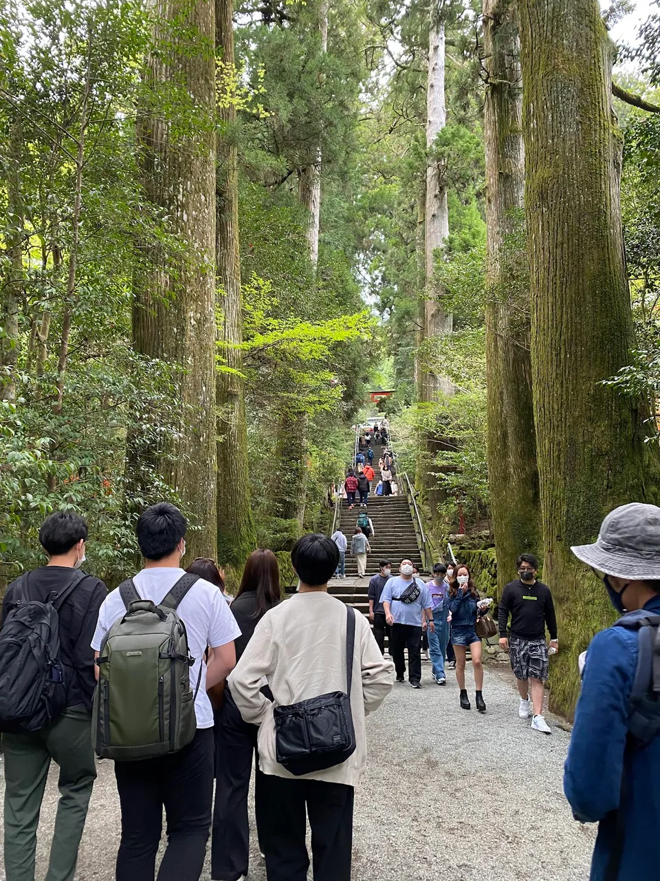 Stairs to the main shrine