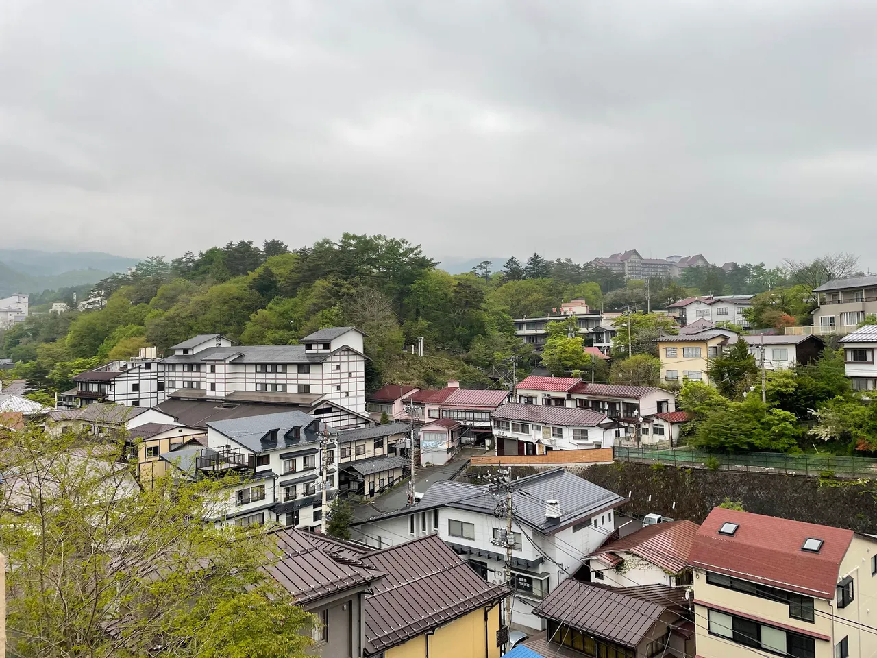 Rainy afternoon when we arrived