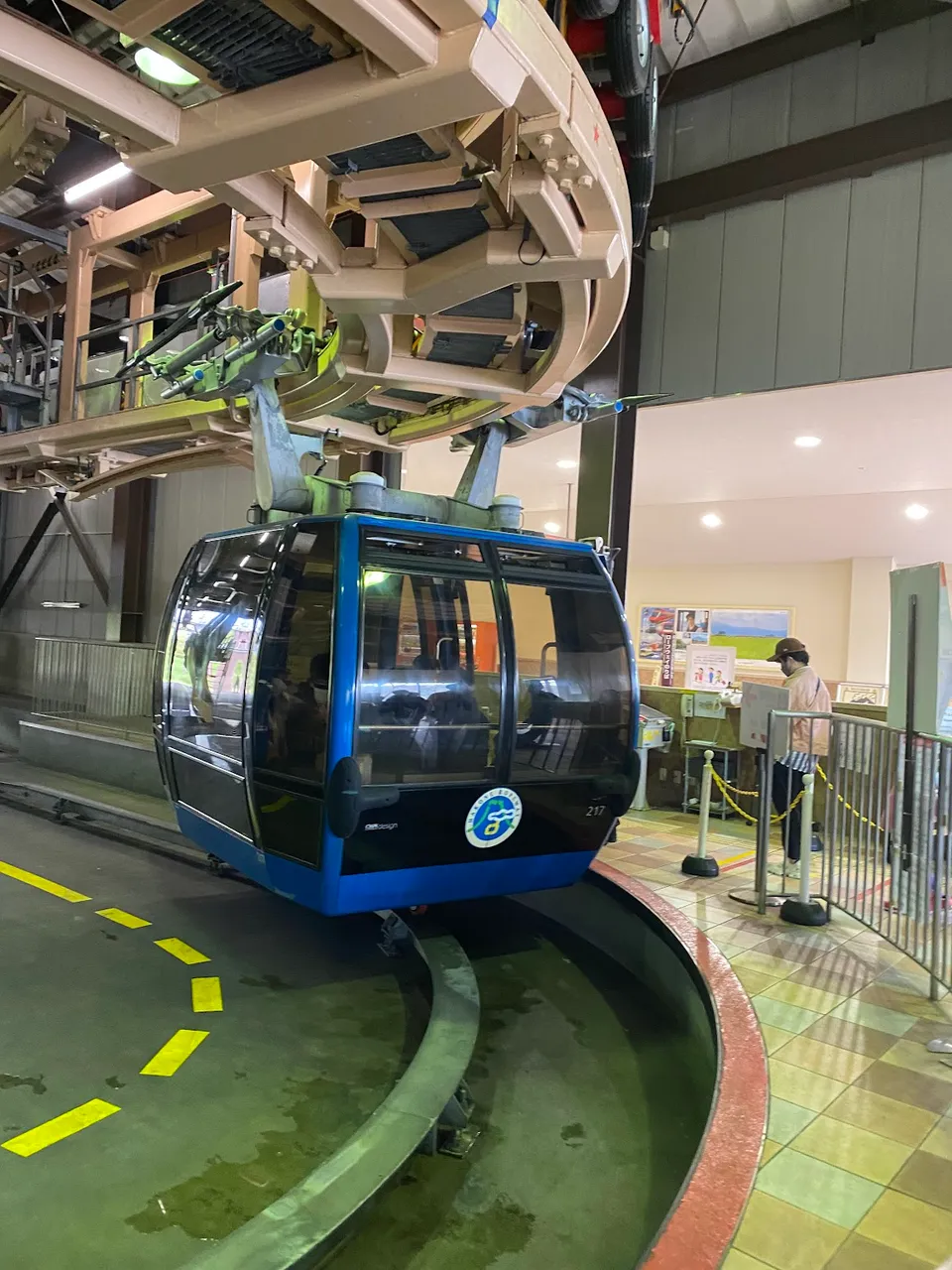 Cable car from Togendai station