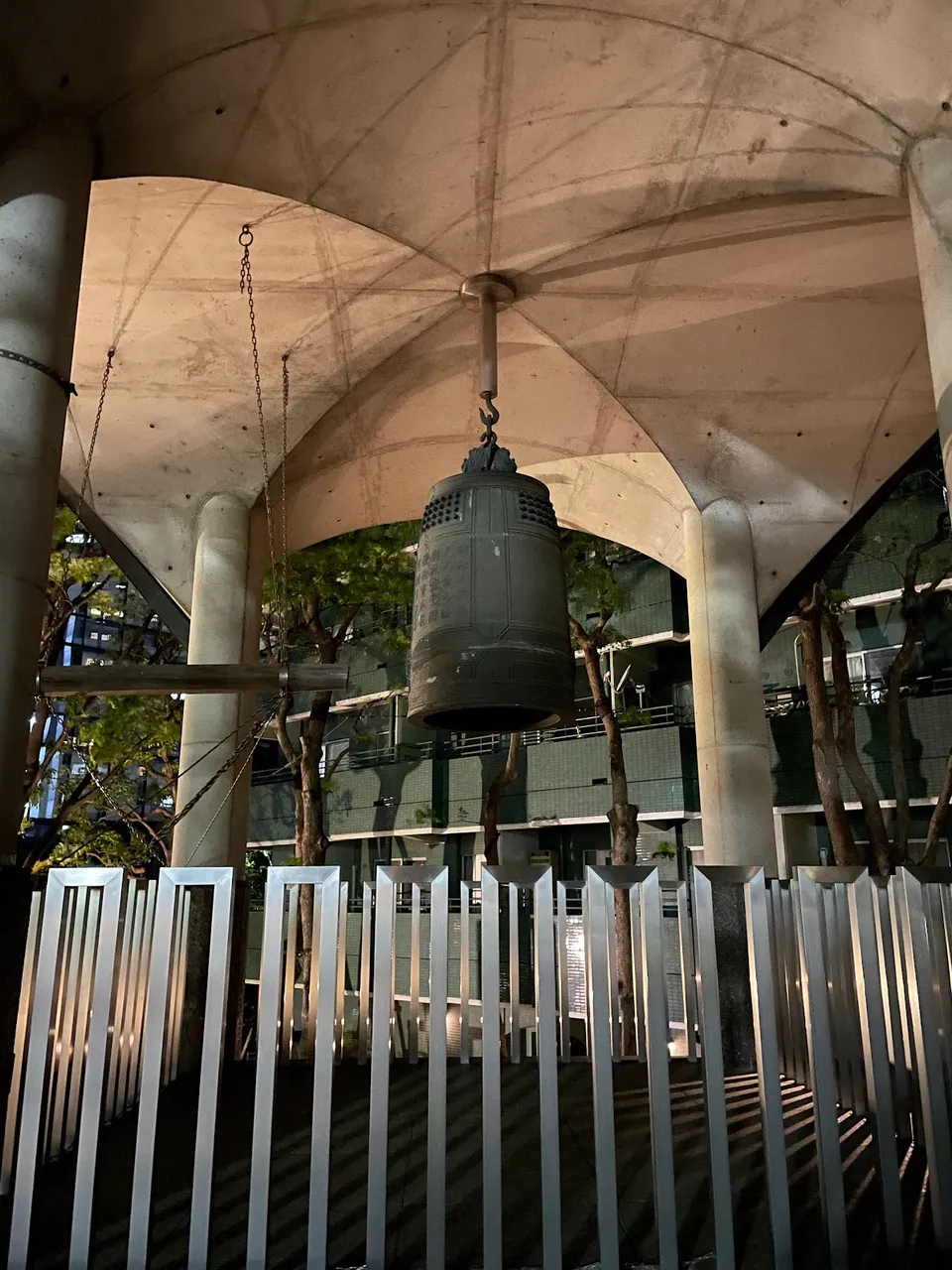 Seeing this bell means there's a temple nearby, I think