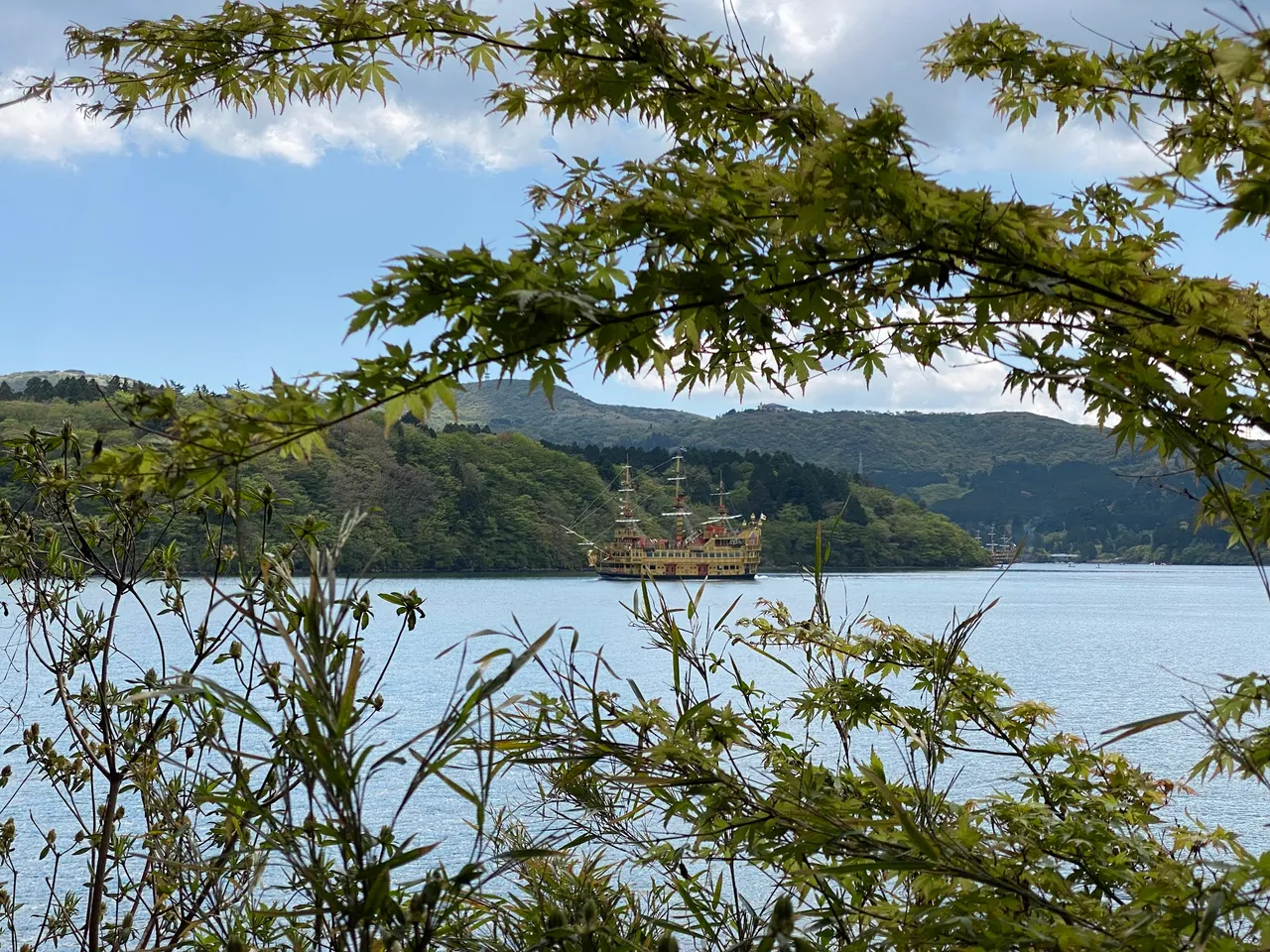 Galleon in Lake Ashi