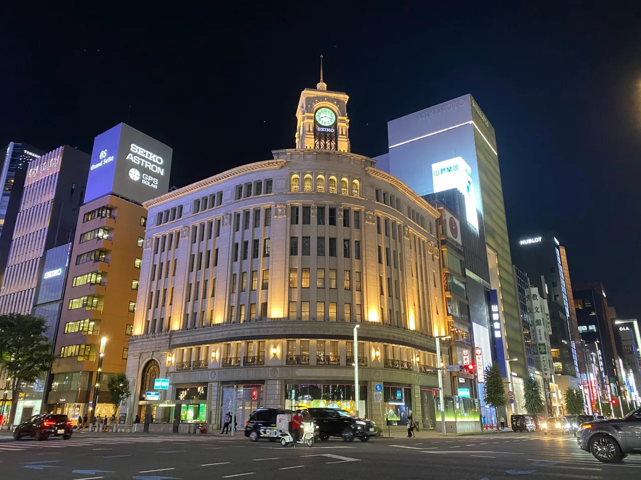 Wako Clock in Seiko House Ginza