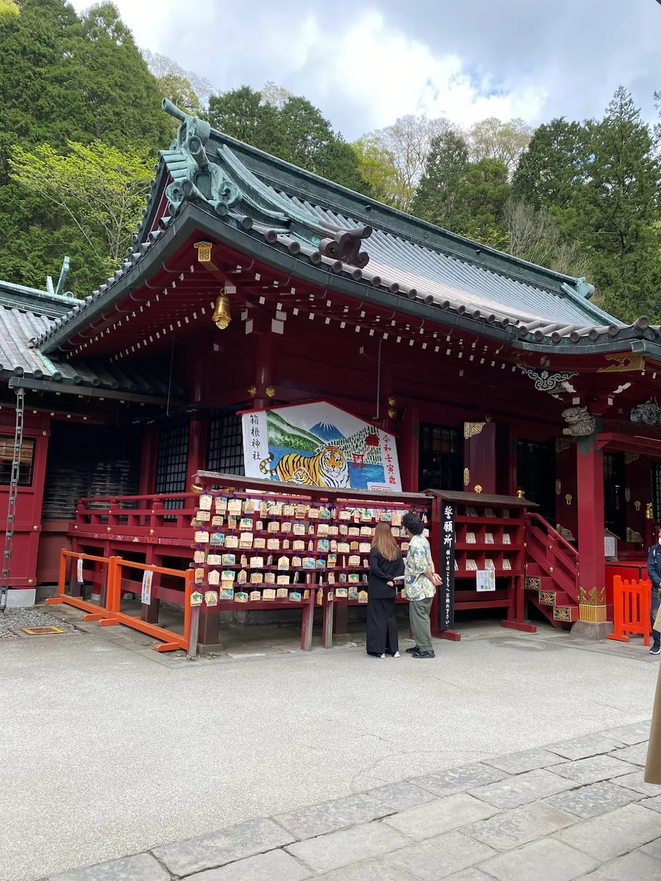 Inside the main hall