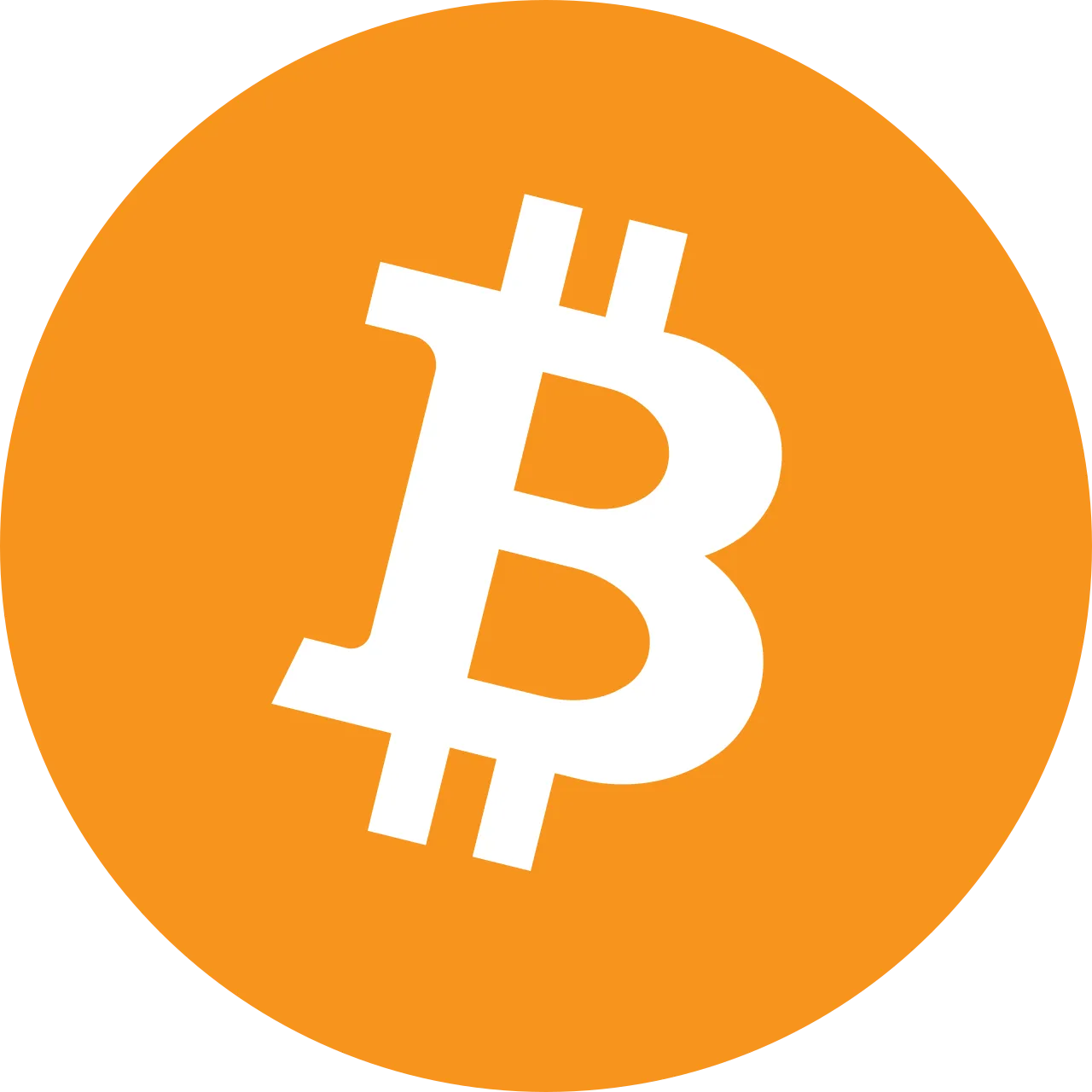 completed bitcoin logo svg