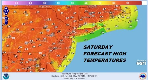 Holiday Weekend Starts Warm Ends Cooler Showers Tropical Storm Gulf of Mexico