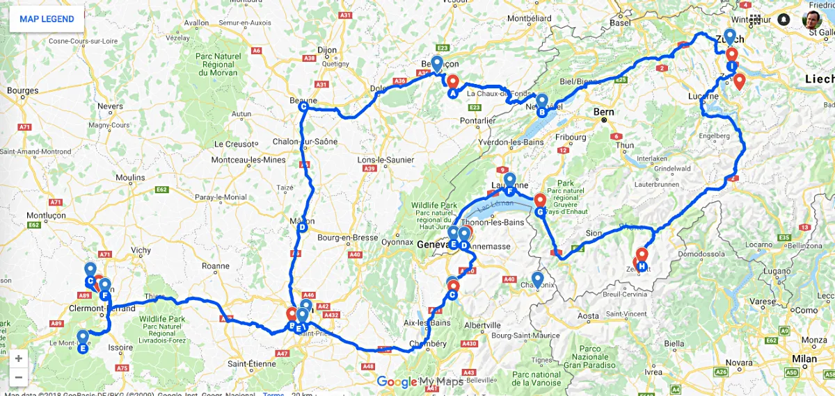 October Trip in Europe Itinerary!