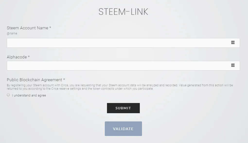 Steem-Link - https://circa.systems/steem