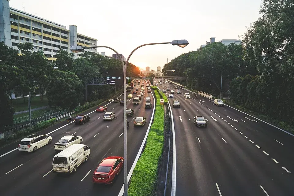 Traffic in Singapore