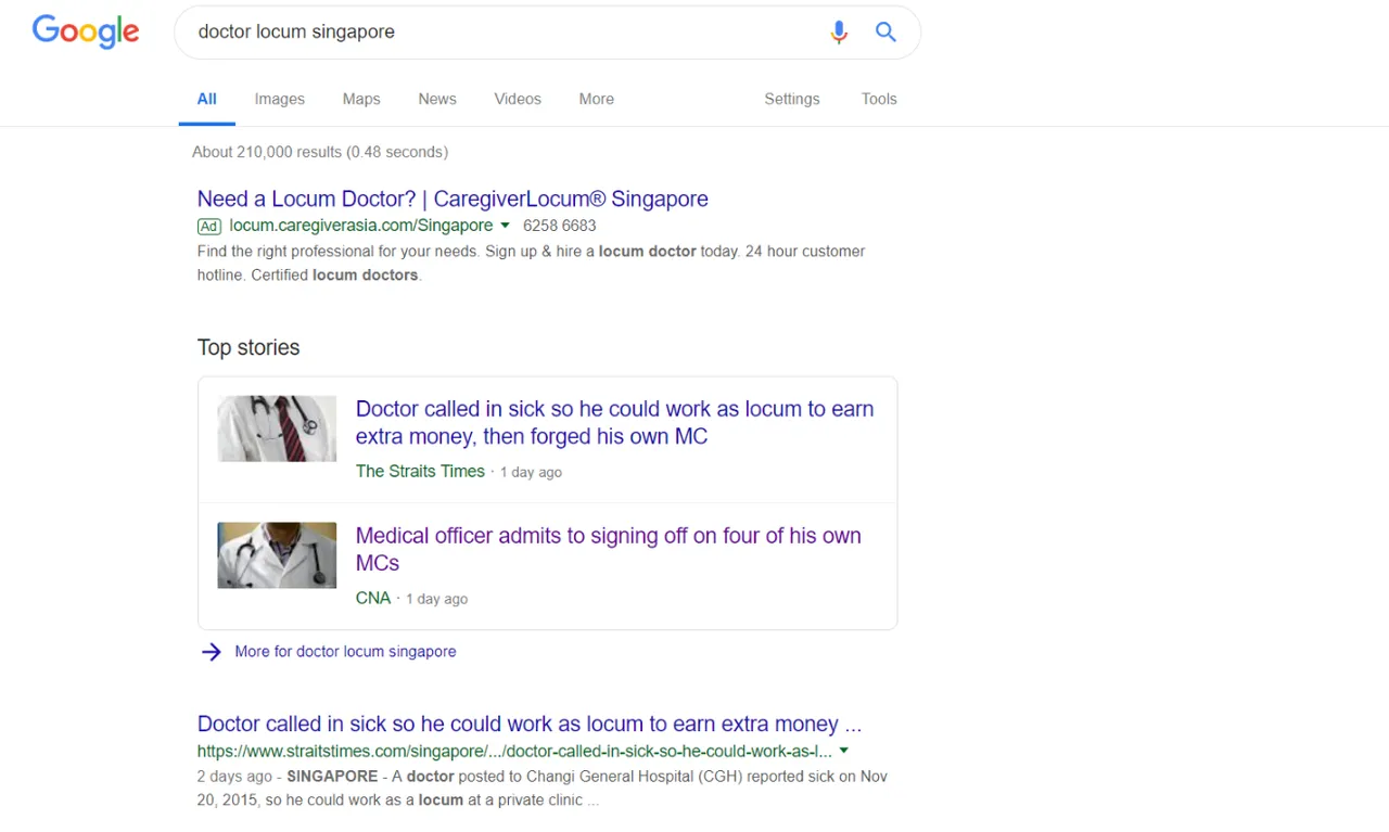 locum scam