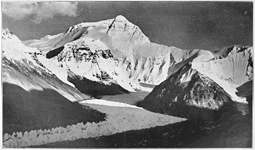 Everest from Rongbuk valley