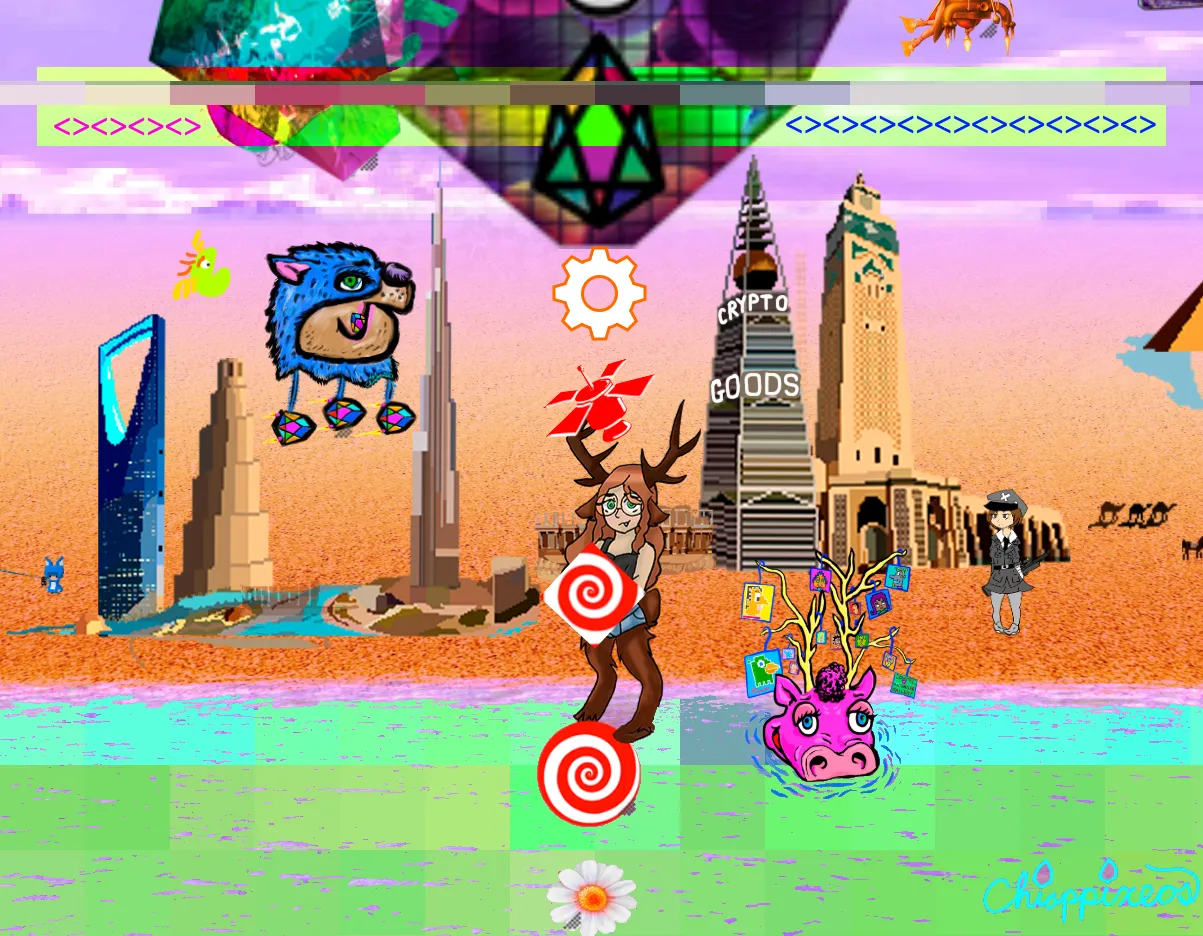 pixEOS Featured Artist article cover art illustration by Joe Chiappetta and more
