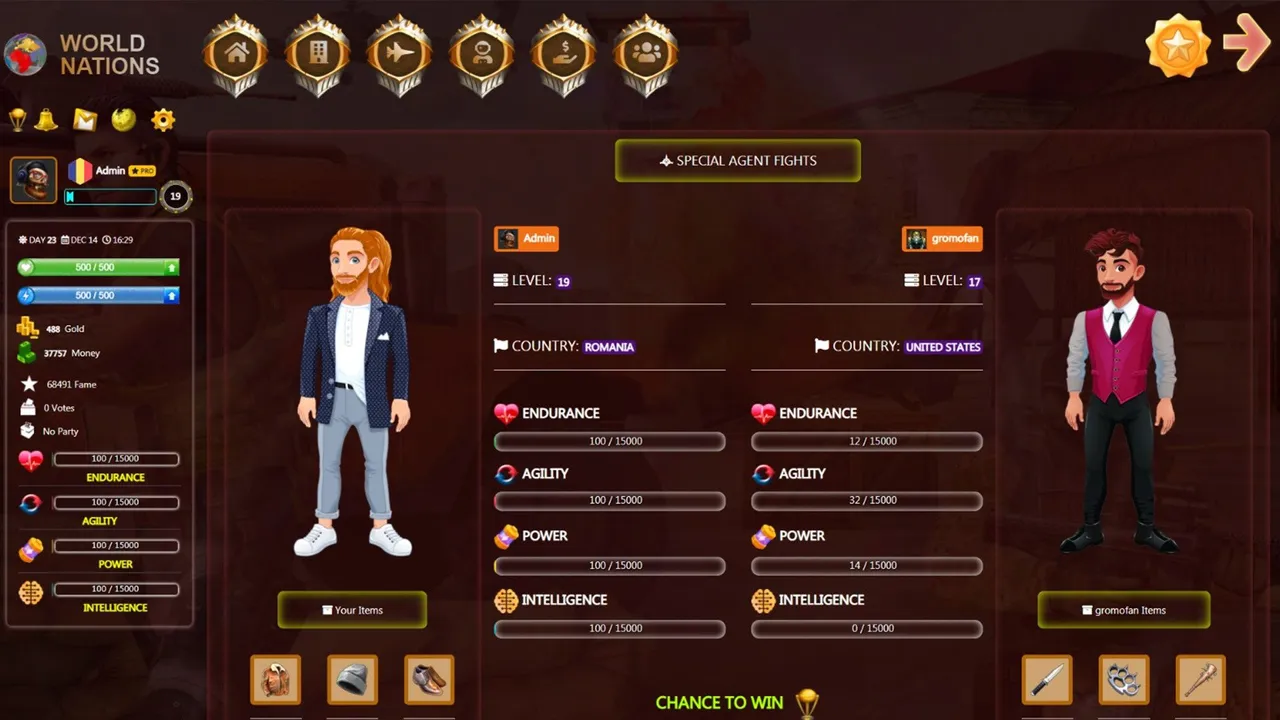 World Nations Game Screenshot