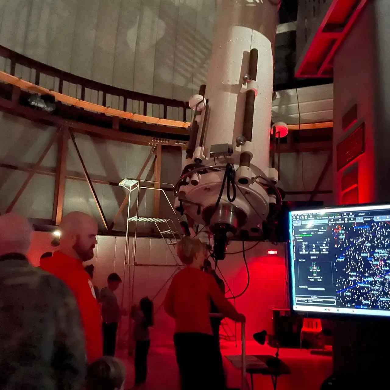 Giving the public a presentation on Messier objects